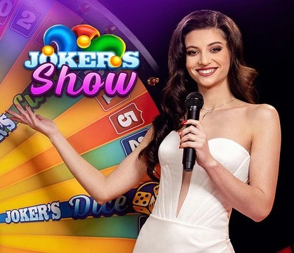 Try Joker’s Show slot by Skywind Group on 500-casino.se – logo image