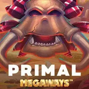 Primal Megaways online game logo by Blueprint Gaming on 500-casino.se
