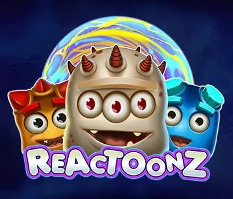 Reactoonz game by Play'n GO – logo hosted on 500 Casino
