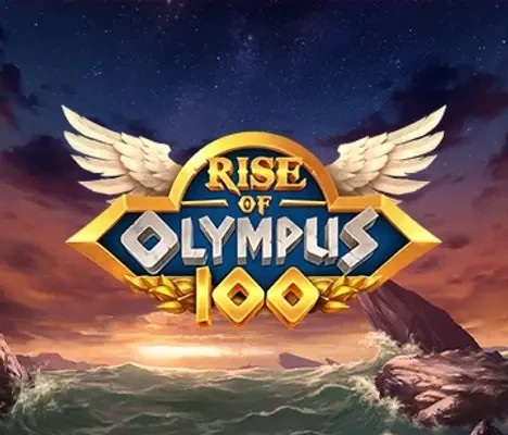 Rise of Olympus 100 logo by Play'n GO at 500 Casino